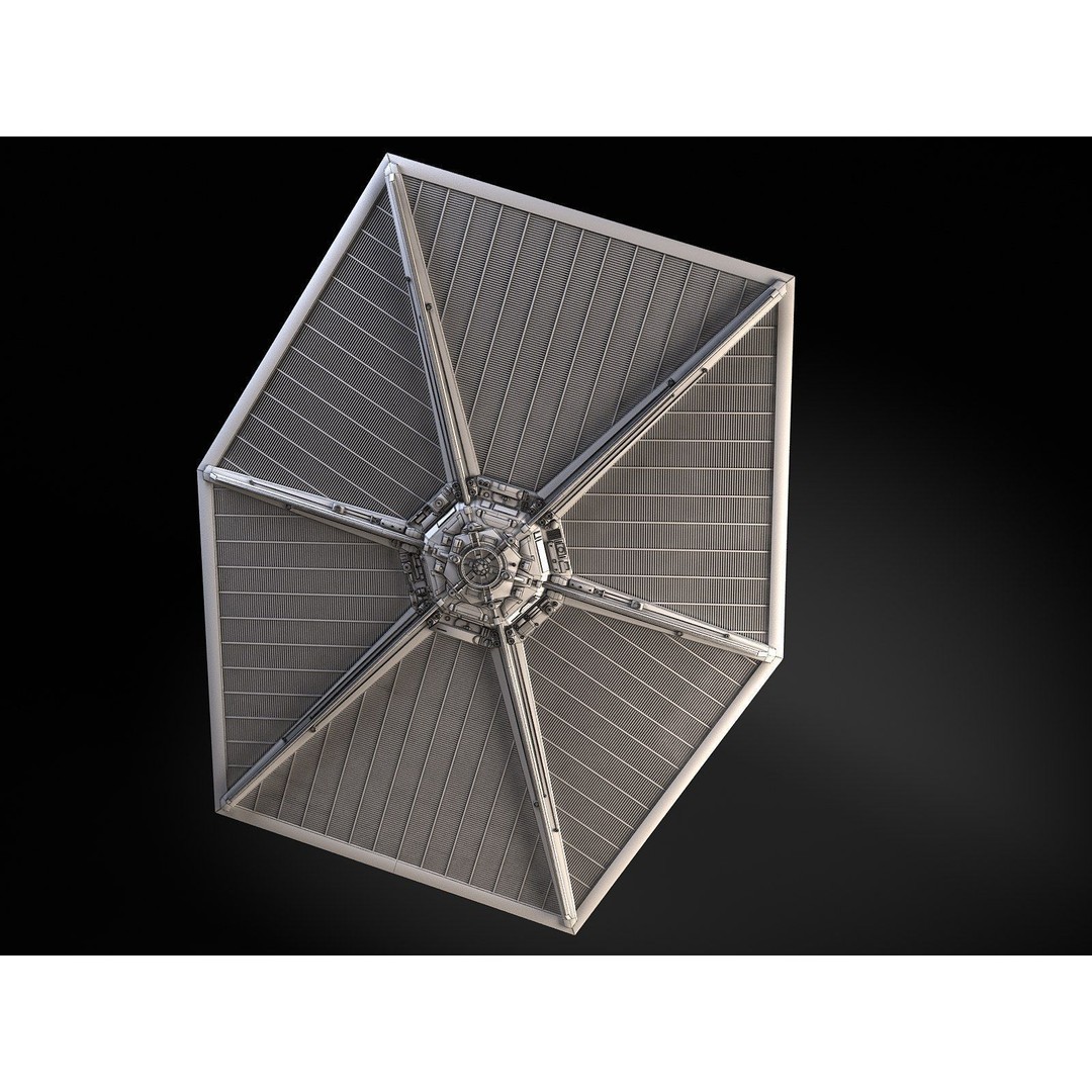 Star Wars Tie Fighter 3D Model – High Detail Spacecraft with Interior, FBX - View 18