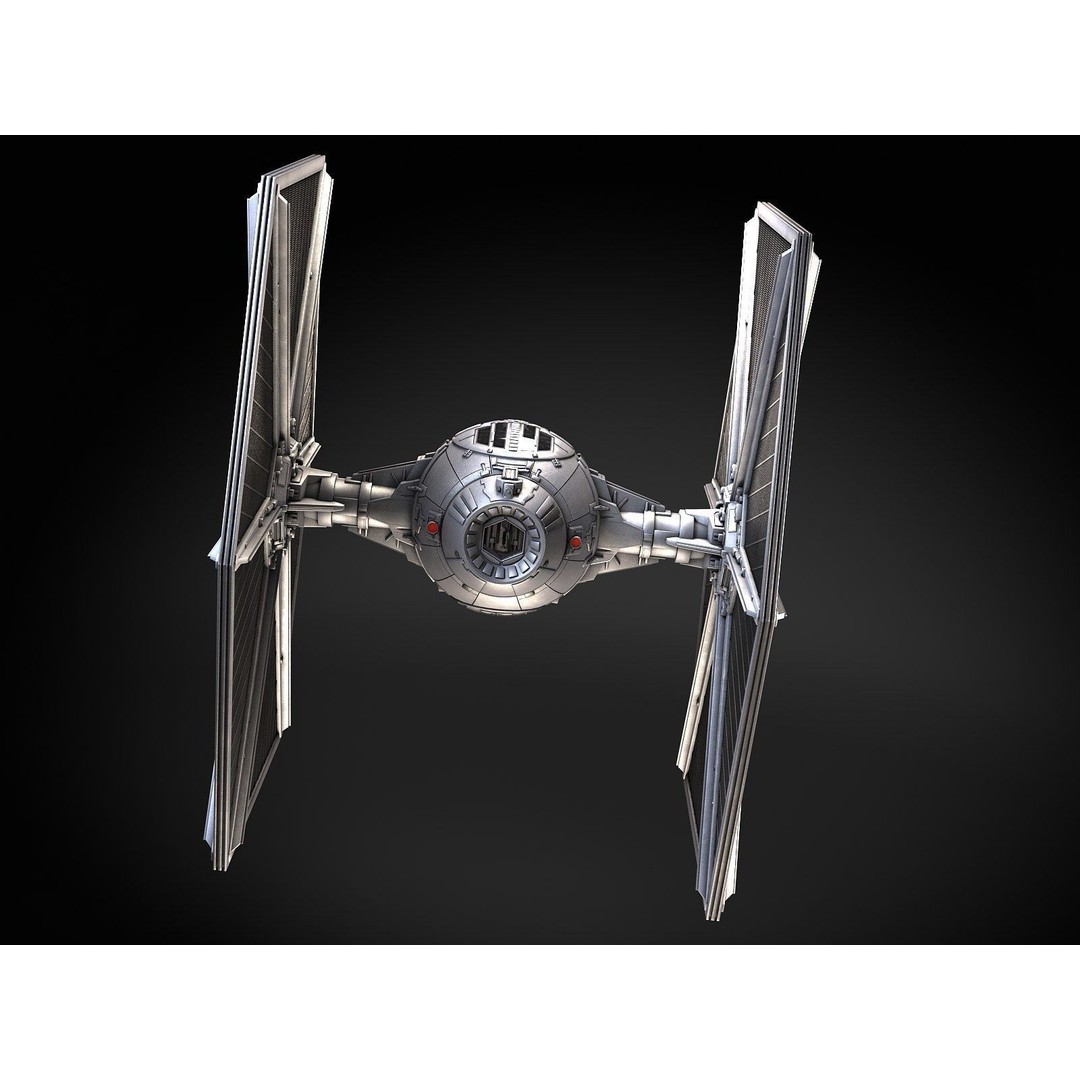Star Wars Tie Fighter 3D Model – High Detail Spacecraft with Interior, FBX - View 5