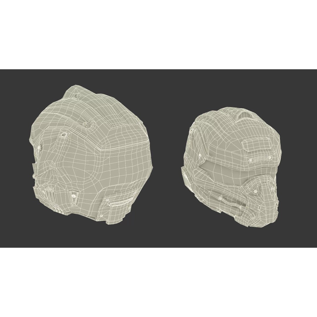 Futuristic Command Center 3D Model – Sci-Fi Console with Helmet Storage - View 30