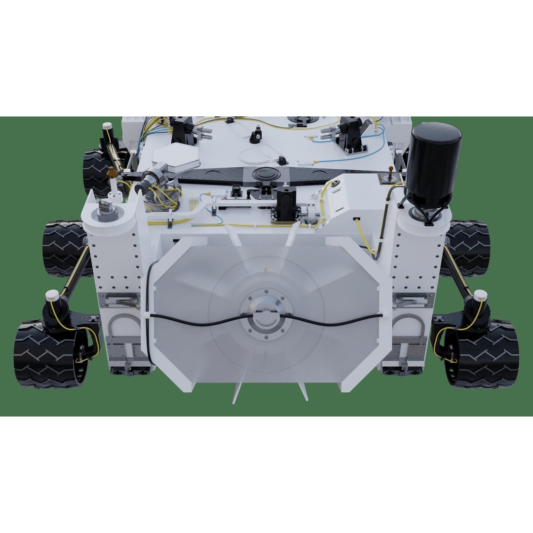 Curiosity Rover 3D Model – Realistic Mars Vehicle, Blender & FBX - View 7