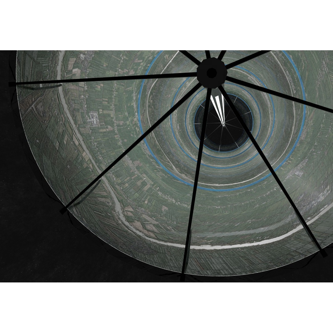 O'Neill Cylinder 3D Model – Low Poly Space Habitat, FBX, PBR - View 10