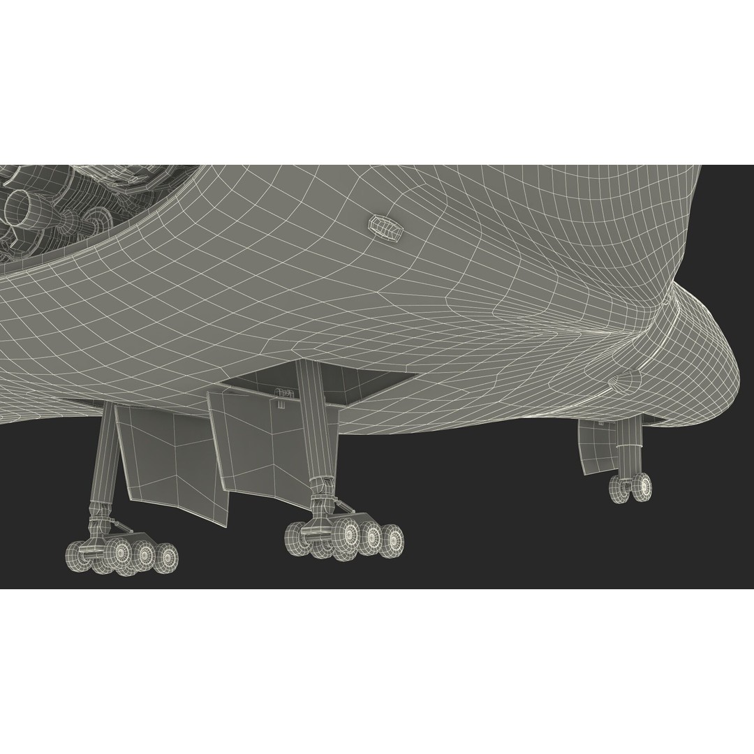 Futuristic Shuttle Spaceship 3D Model – High Poly PBR Asset, FBX, OBJ - View 31