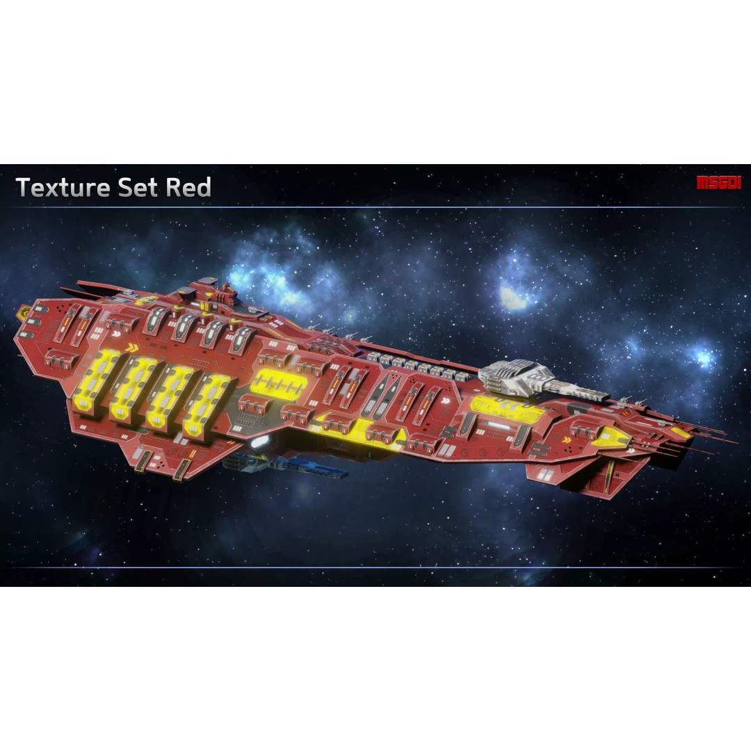 Bismarck Super Dreadnought 3D Model – Low Poly Game Asset, FBX - View 10