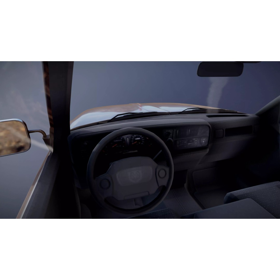 Dodge Ram 1995 3D Model – Low Poly Vehicle Asset, FBX, PBR Textures - View 26