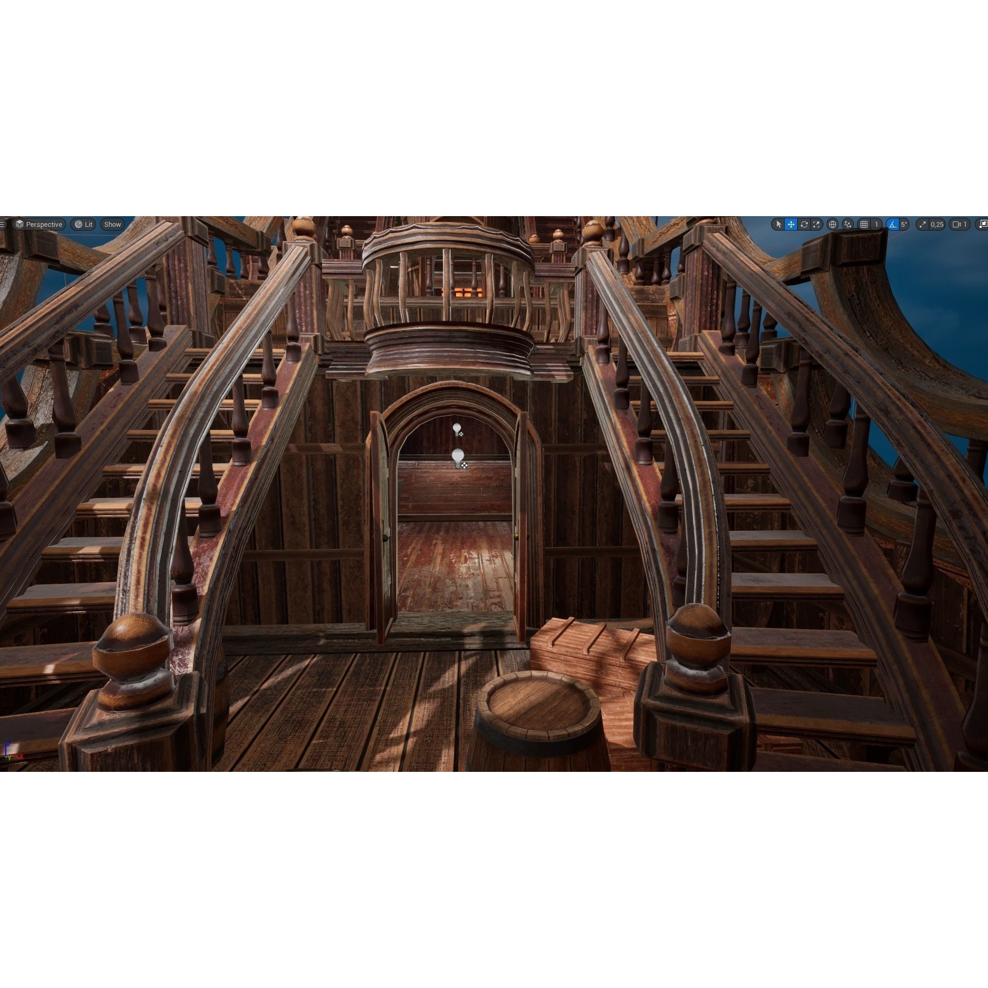 Galleon Spartan - Low-Poly Game-Ready 3D Model - View 21