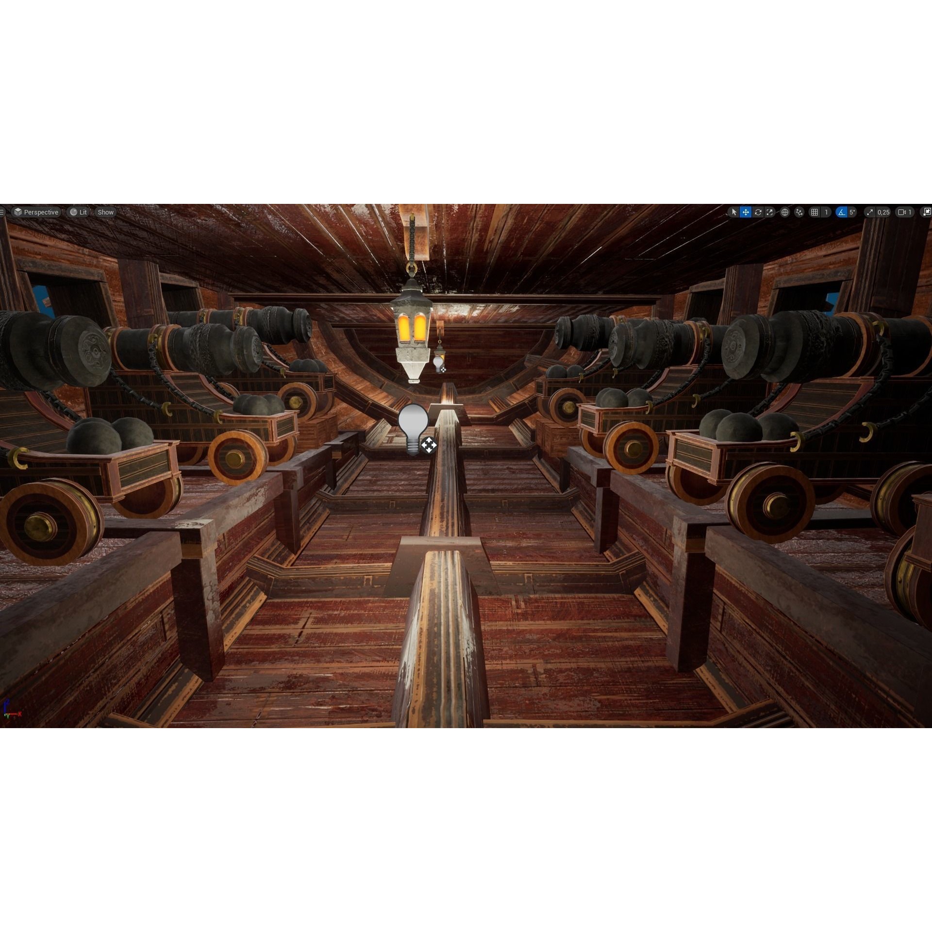 Galleon Spartan - Low-Poly Game-Ready 3D Model - View 25