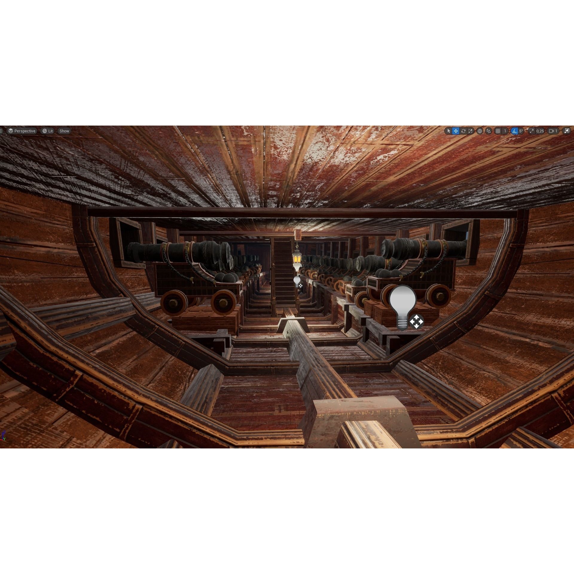 Galleon Spartan - Low-Poly Game-Ready 3D Model - View 26