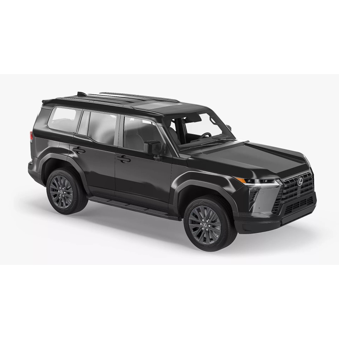 Lexus GX 550 SUV 3D Model – Rigged Luxury Off-Road Vehicle, FBX - View 12