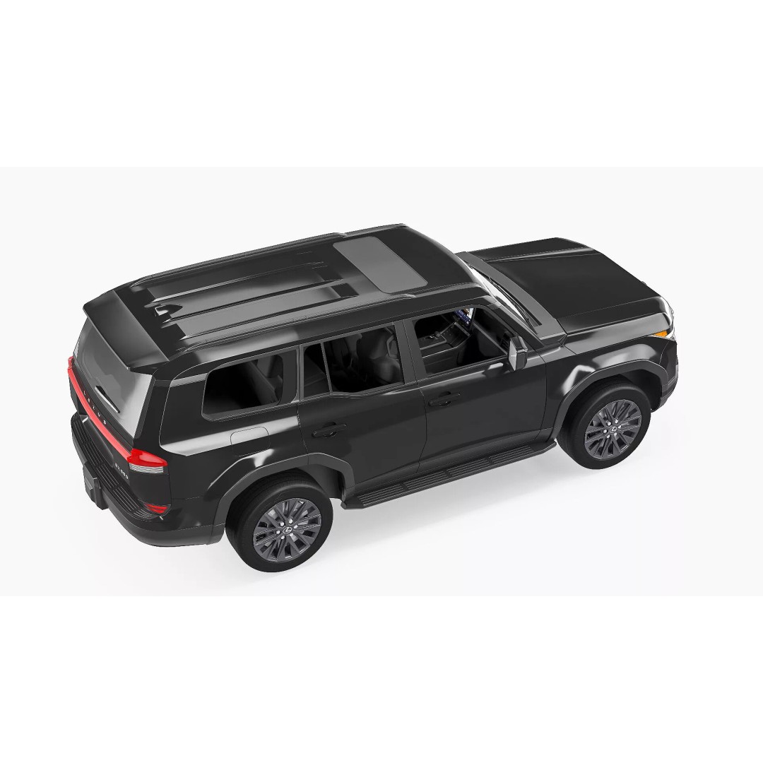 Lexus GX 550 SUV 3D Model – Rigged Luxury Off-Road Vehicle, FBX - View 13