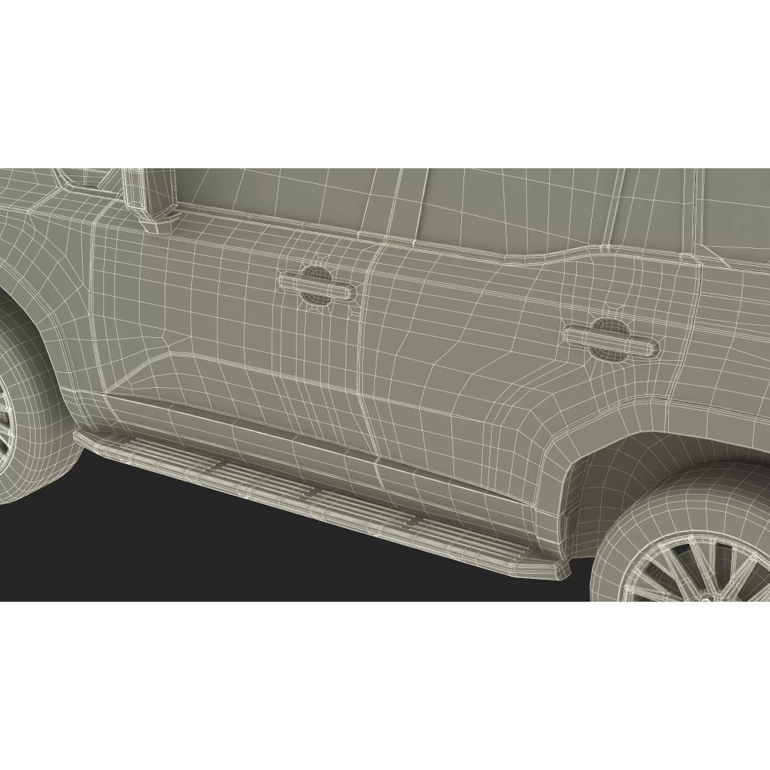 Lexus GX 550 SUV 3D Model – Rigged Luxury Off-Road Vehicle, FBX - View 36