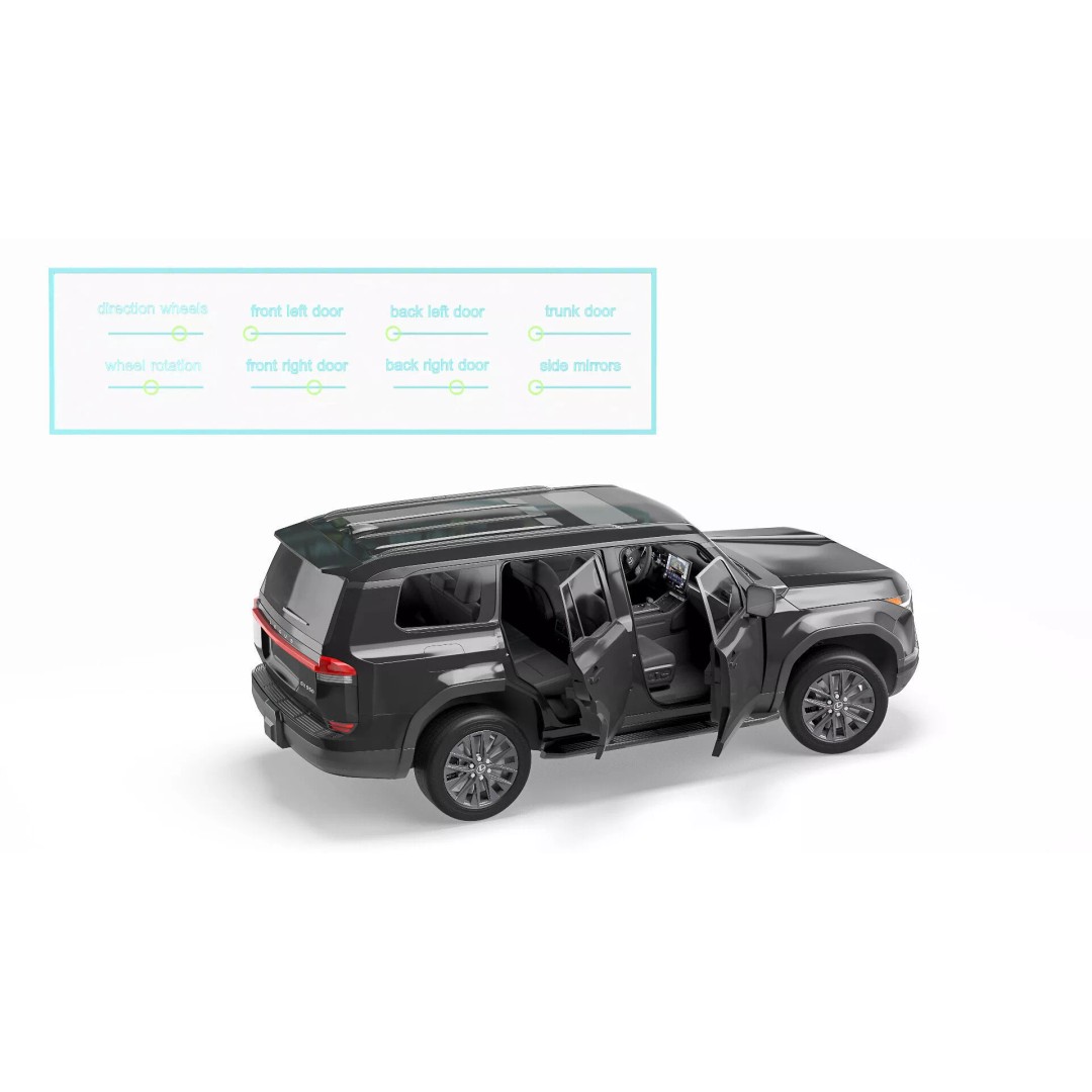 Lexus GX 550 SUV 3D Model – Rigged Luxury Off-Road Vehicle, FBX - View 6