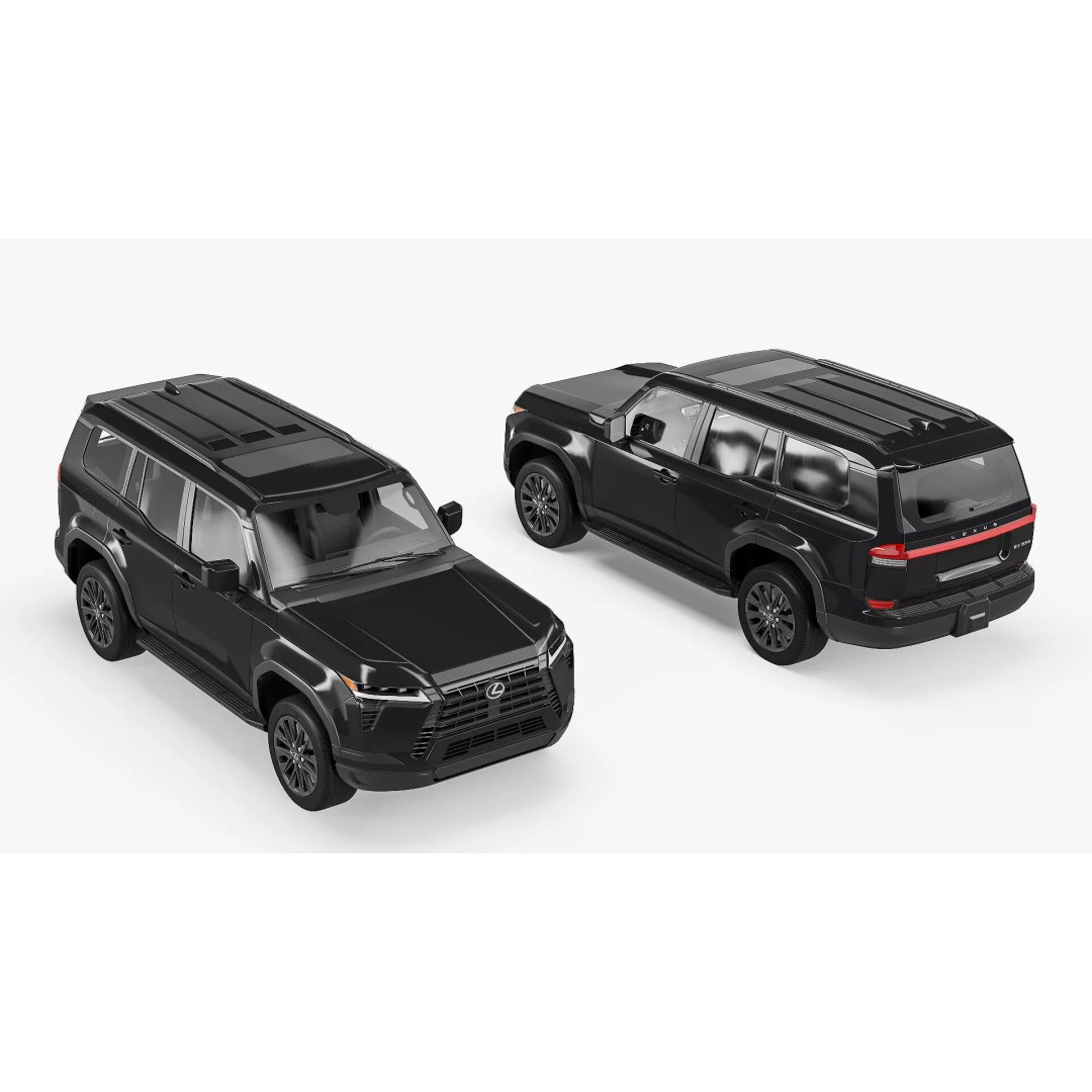 Lexus GX 550 SUV 3D Model – Rigged Luxury Off-Road Vehicle, FBX - View 7