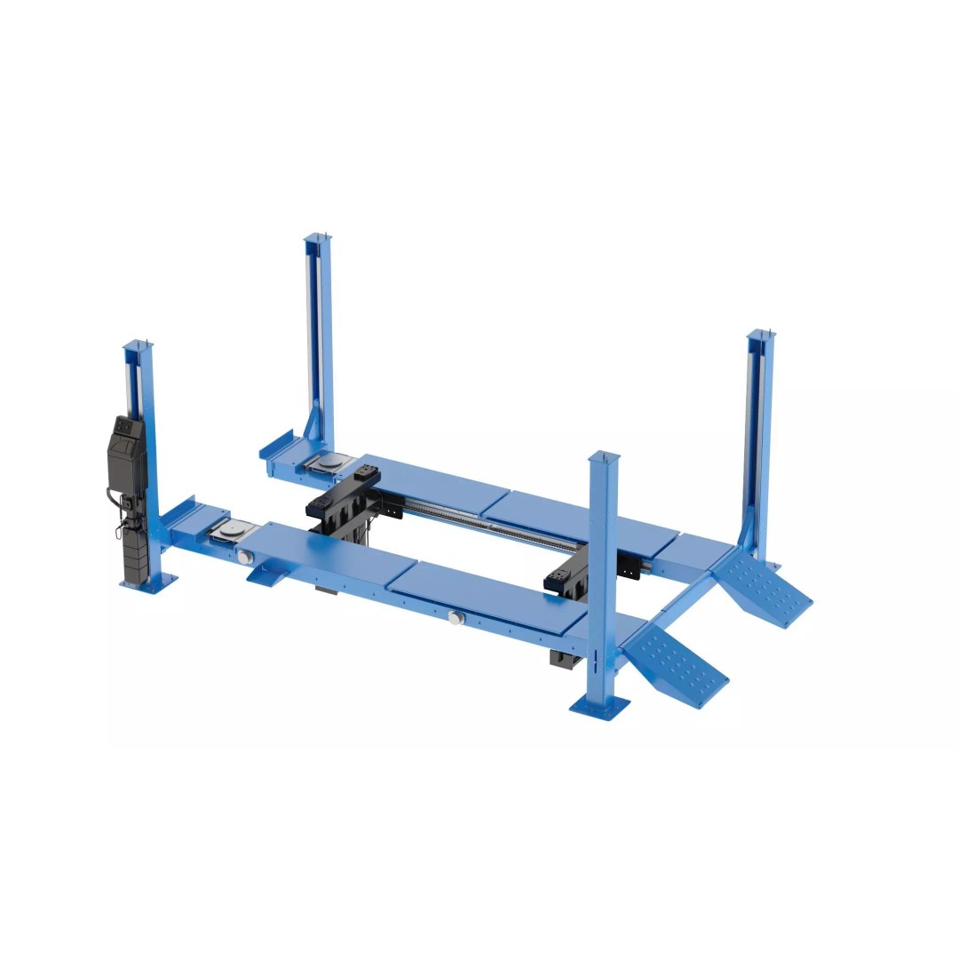 4 Post Car Lift 3D Model – High Quality, Game-Ready Formats - View 2
