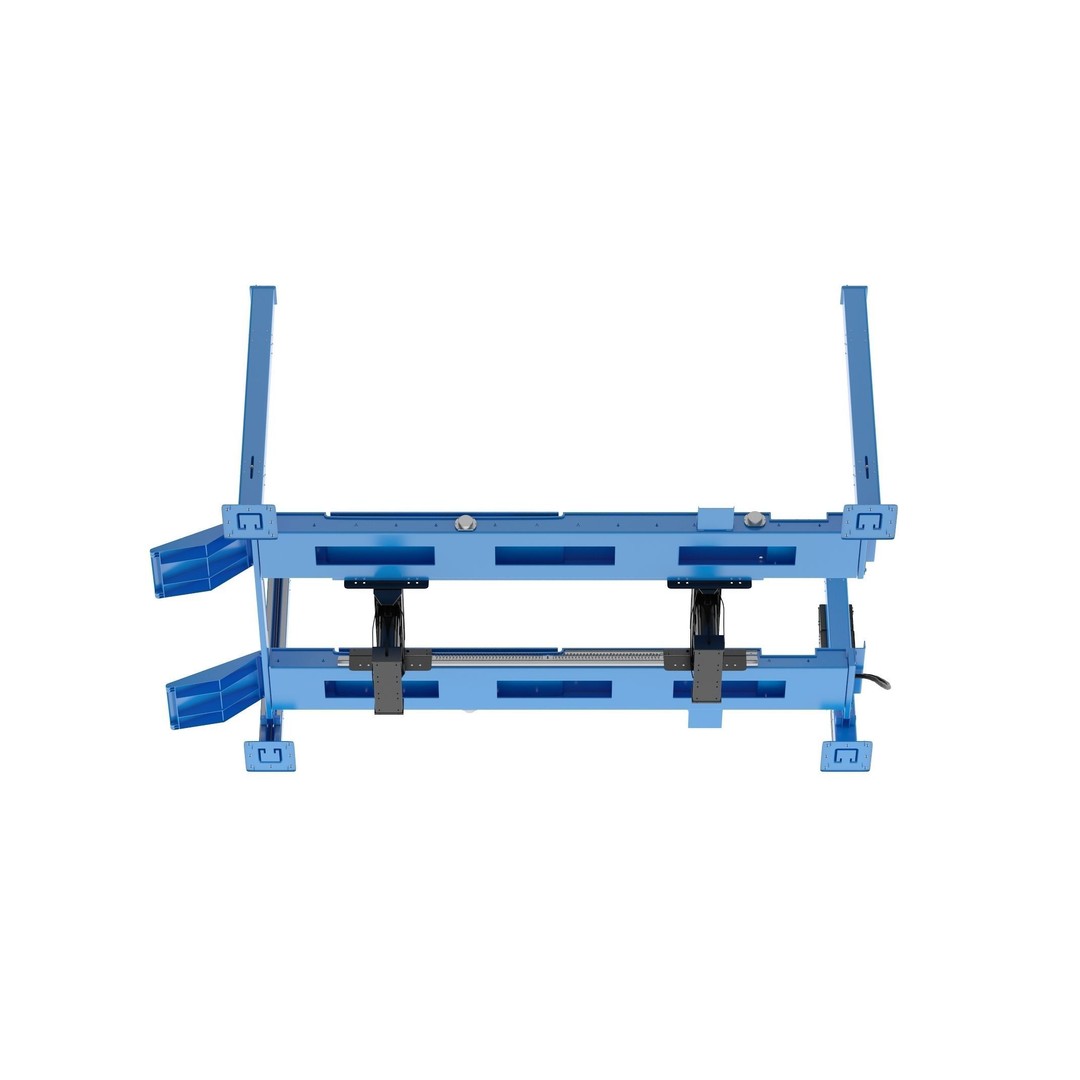 4 Post Car Lift 3D Model – High Quality, Game-Ready Formats - View 6