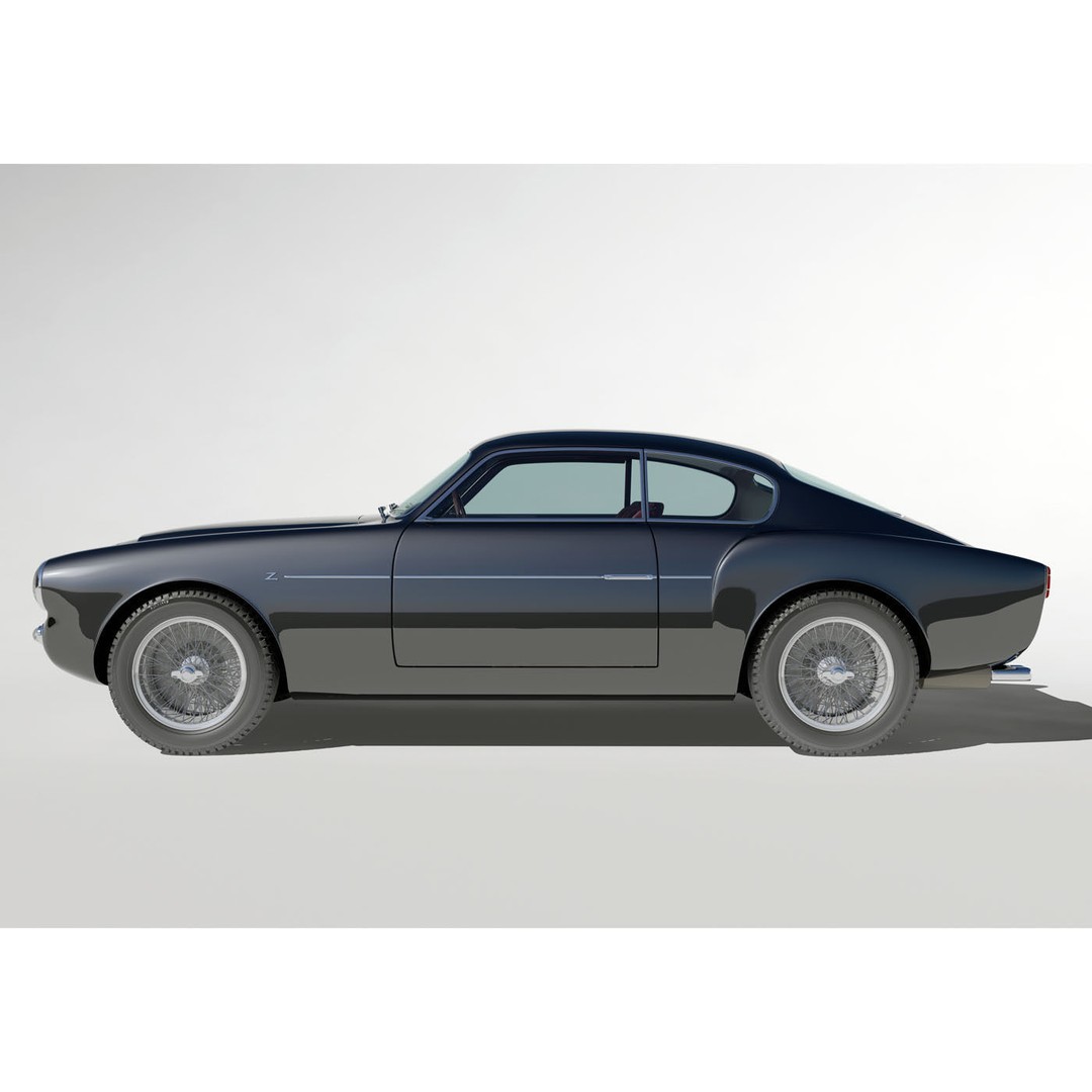 Alfa Romeo 1900 SSZ 3D Model – High Detail Racing Car, FBX & OBJ - View 11