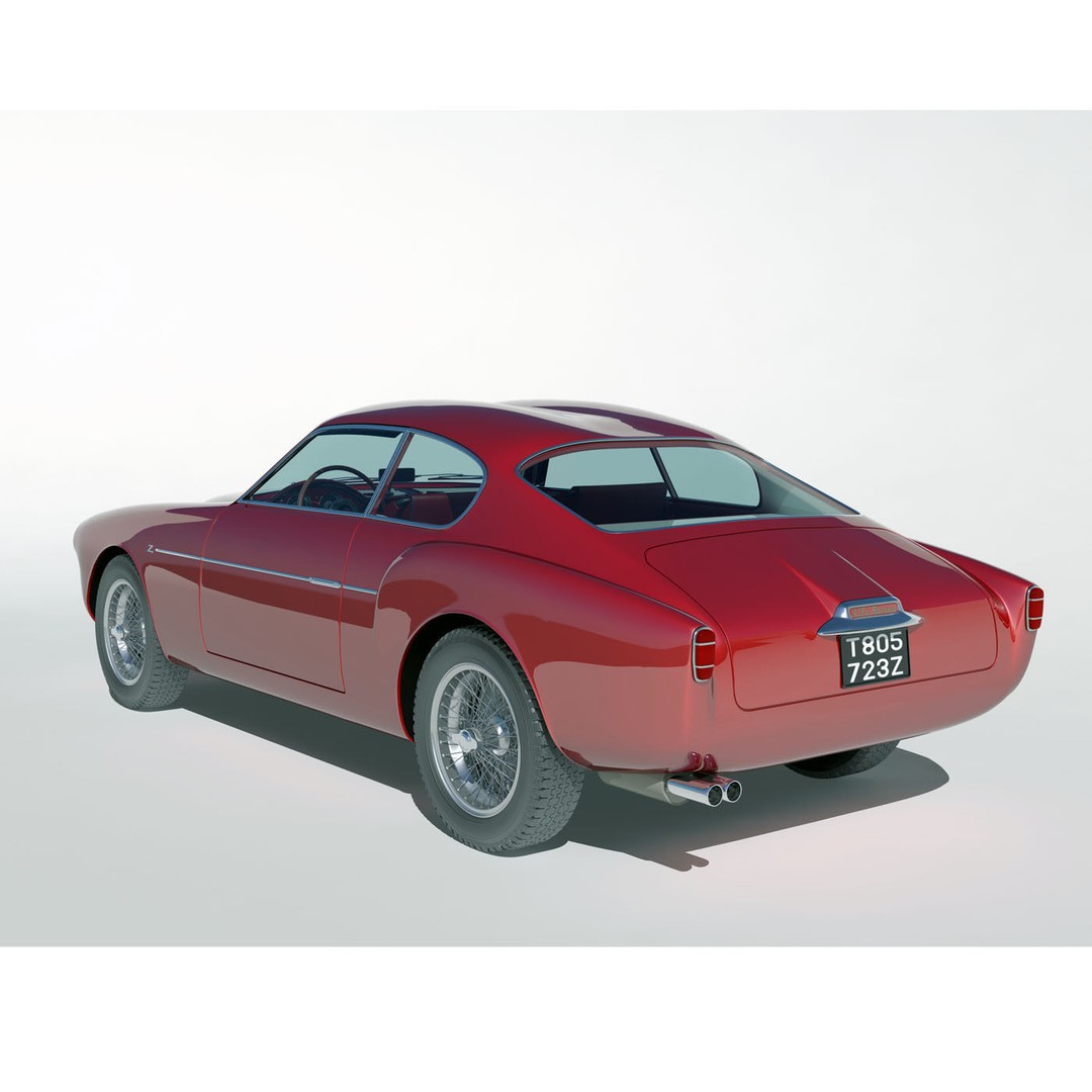 Alfa Romeo 1900 SSZ 3D Model – High Detail Racing Car, FBX & OBJ - View 7