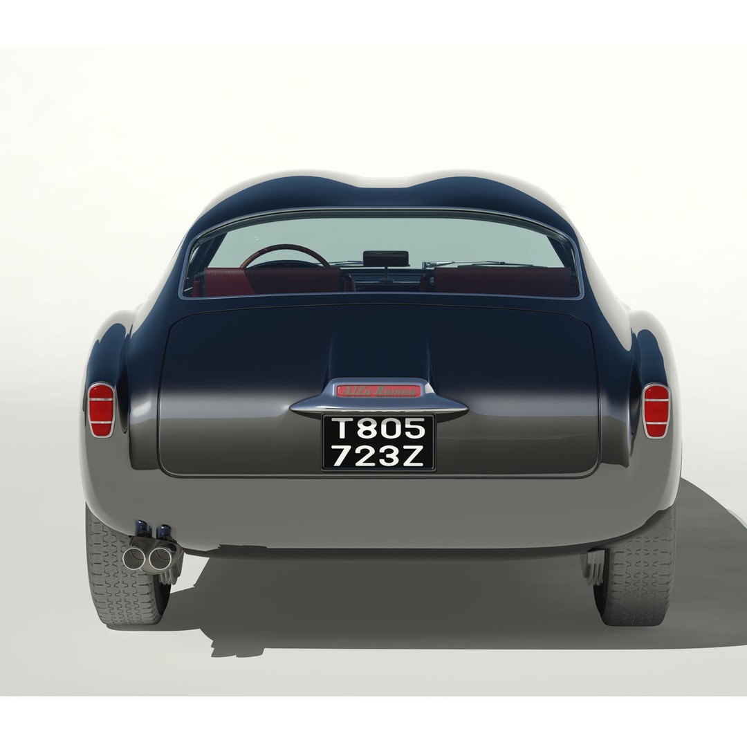 Alfa Romeo 1900 SSZ 3D Model – High Detail Racing Car, FBX & OBJ - View 8