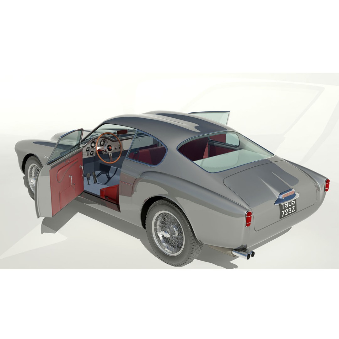 Alfa Romeo 1900 SSZ 3D Model – High Detail Racing Car, FBX & OBJ - View 9