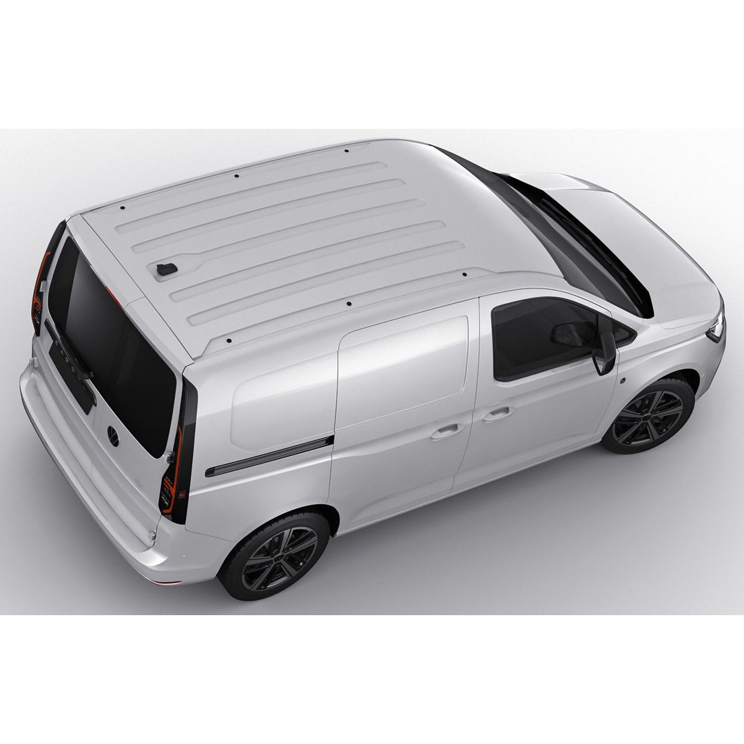 Volkswagen Caddy Van 2021 3D Model – Medium Detail with PBR Materials - View 10