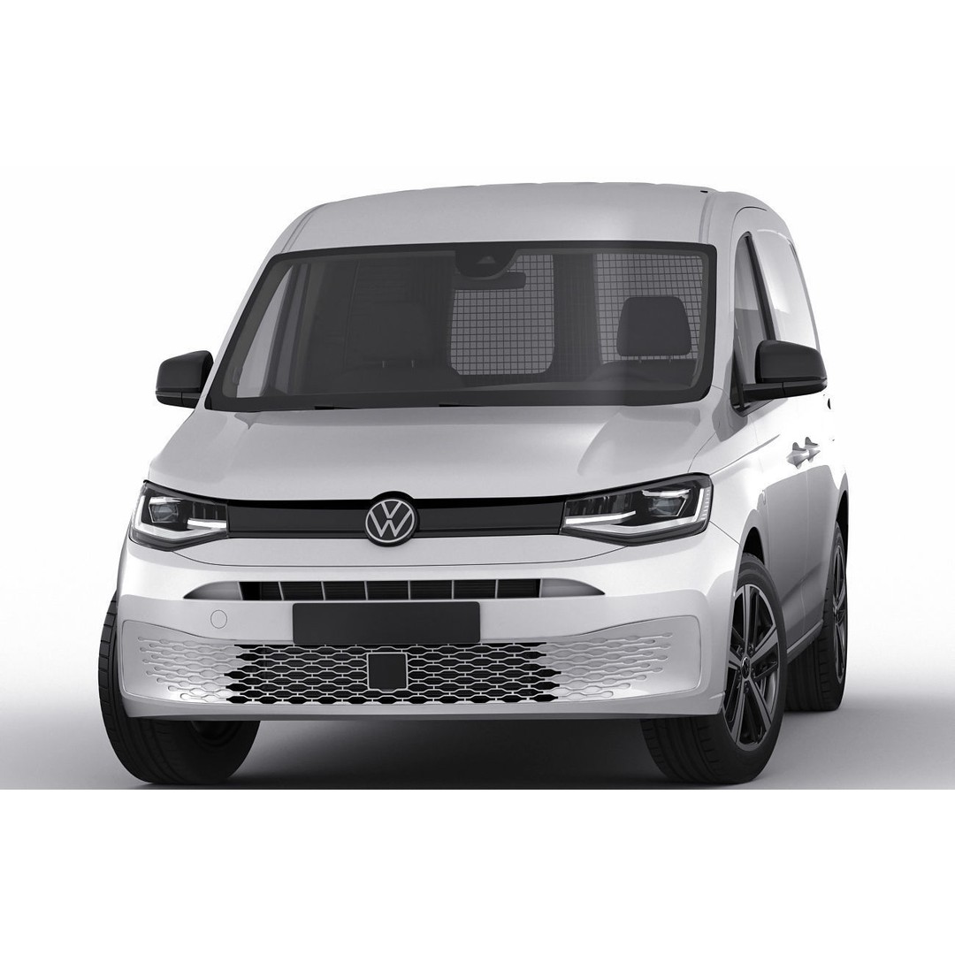 Volkswagen Caddy Van 2021 3D Model – Medium Detail with PBR Materials - View 14
