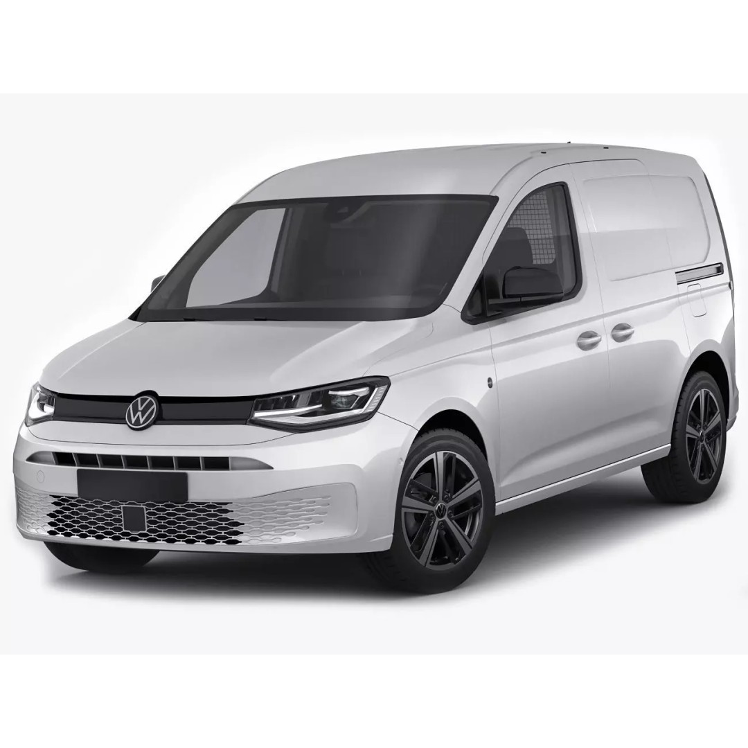 Volkswagen Caddy Van 2021 3D Model – Medium Detail with PBR Materials - View 2