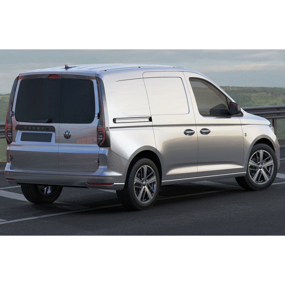 Volkswagen Caddy Van 2021 3D Model – Medium Detail with PBR Materials - View 20