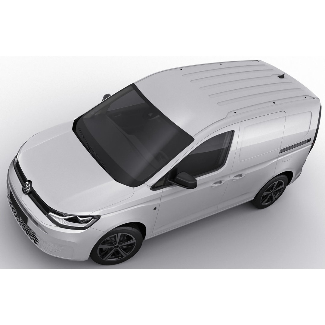 Volkswagen Caddy Van 2021 3D Model – Medium Detail with PBR Materials - View 9