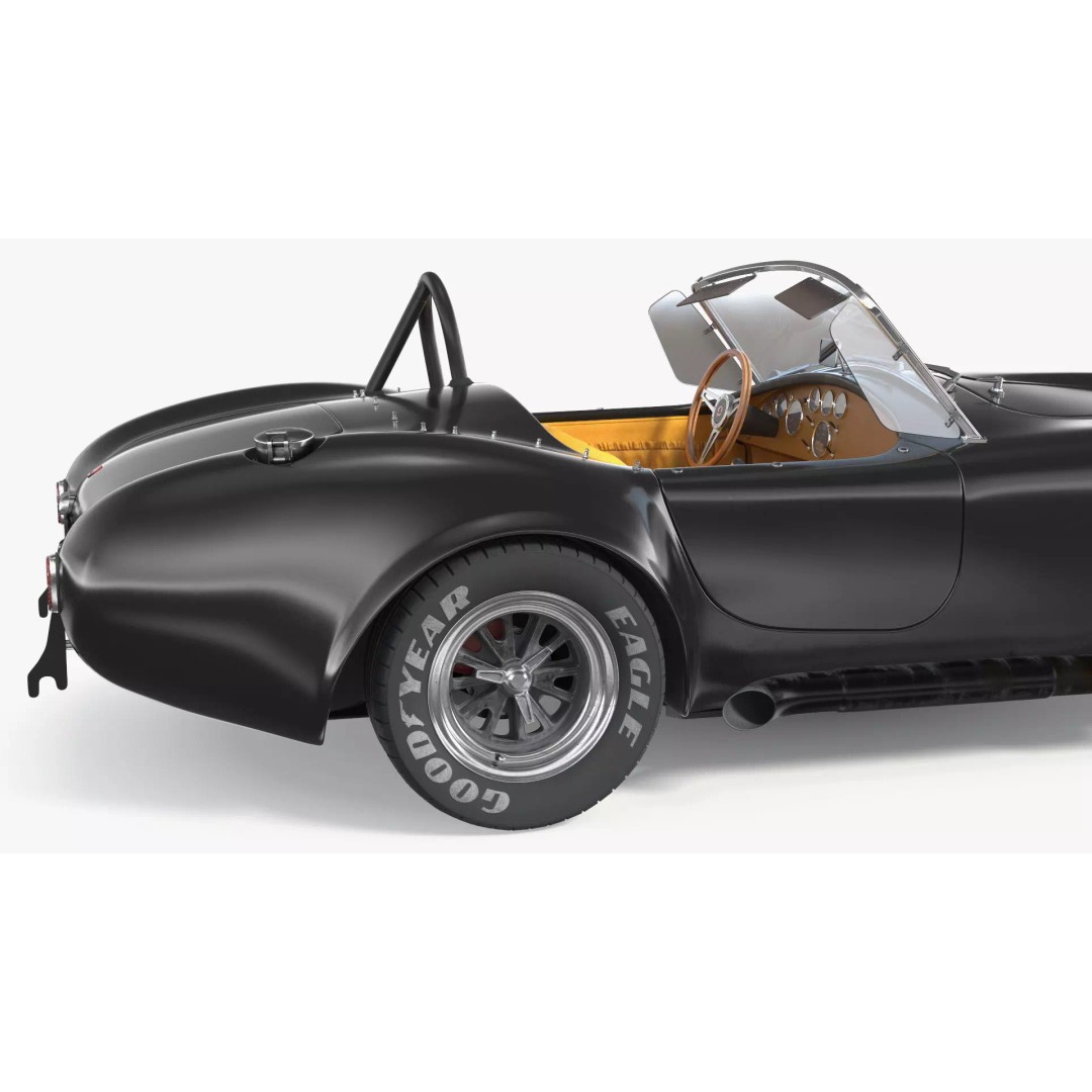 Shelby Cobra 1965 3D Model – Simplified High-Quality Car Asset, FBX - View 12
