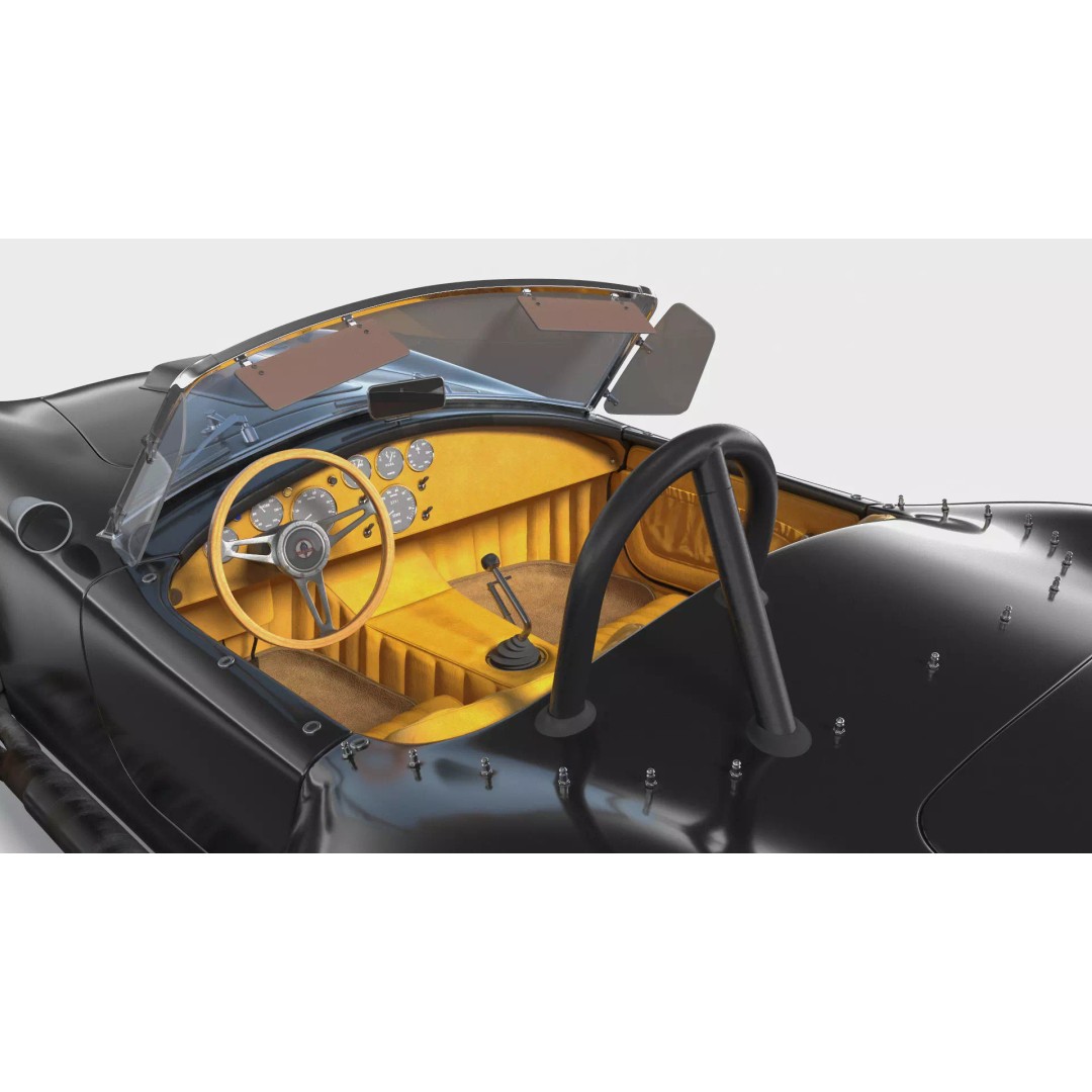 Shelby Cobra 1965 3D Model – Simplified High-Quality Car Asset, FBX - View 17