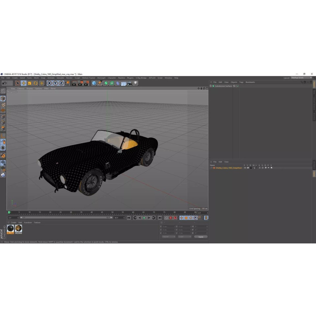 Shelby Cobra 1965 3D Model – Simplified High-Quality Car Asset, FBX - View 29