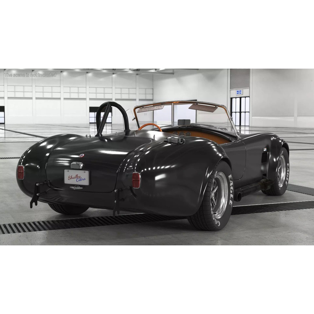 Shelby Cobra 1965 3D Model – Simplified High-Quality Car Asset, FBX - View 3