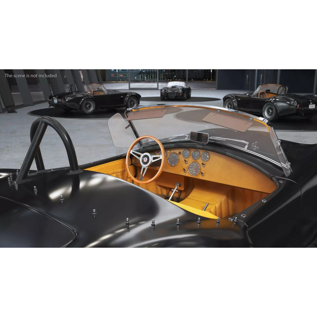 Shelby Cobra 1965 3D Model – Simplified High-Quality Car Asset, FBX - View 4