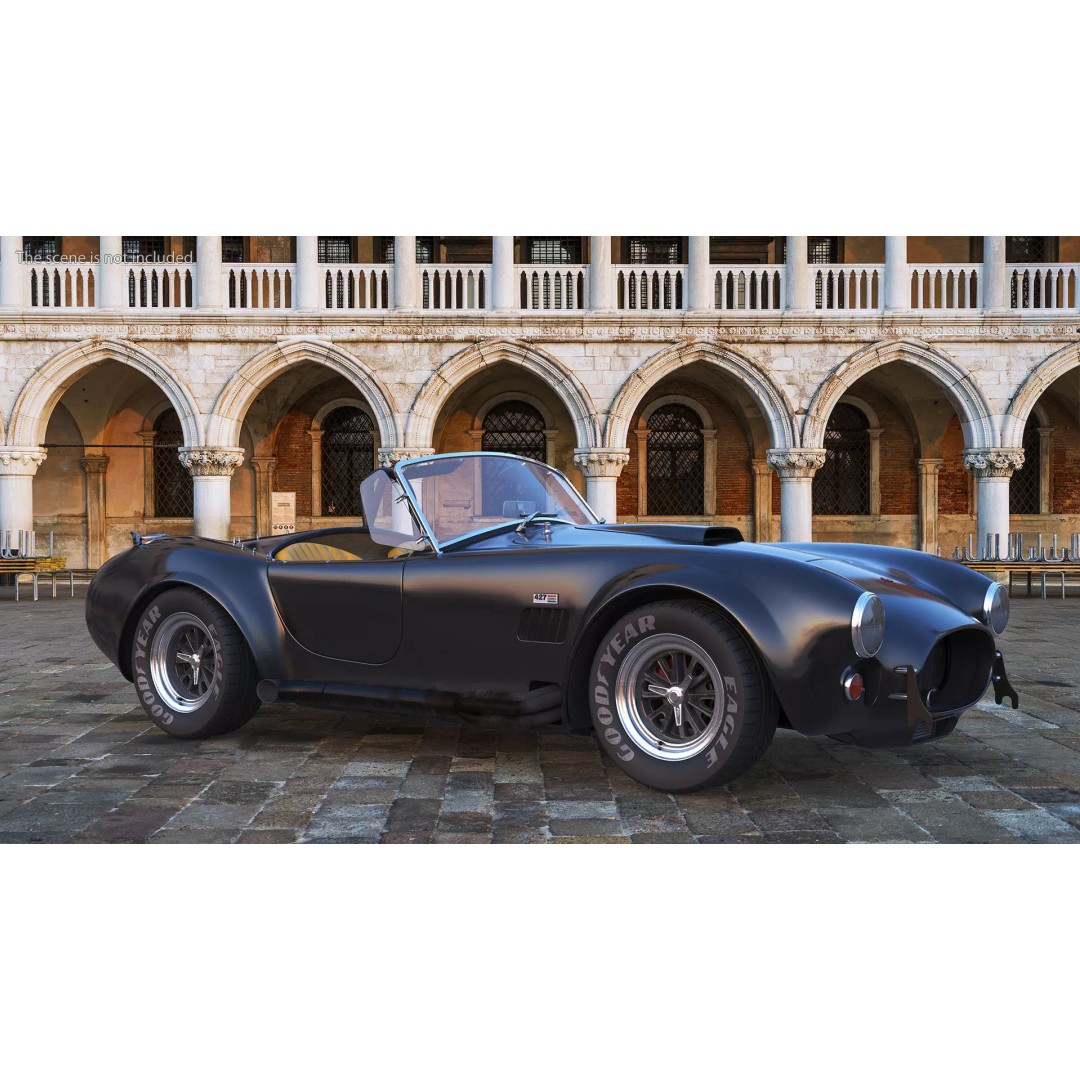 Shelby Cobra 1965 3D Model – Simplified High-Quality Car Asset, FBX - View 5