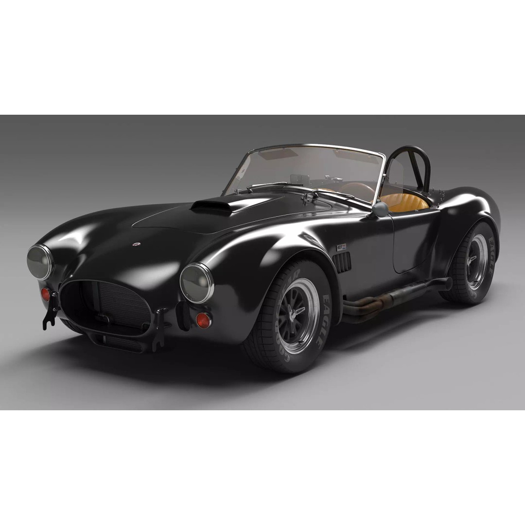 Shelby Cobra 1965 3D Model – Simplified High-Quality Car Asset, FBX - View 6
