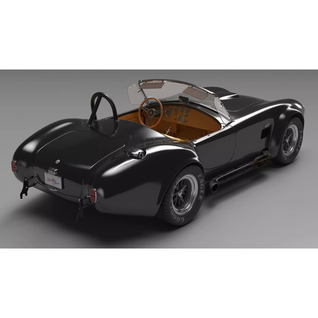 Shelby Cobra 1965 3D Model – Simplified High-Quality Car Asset, FBX - View 7