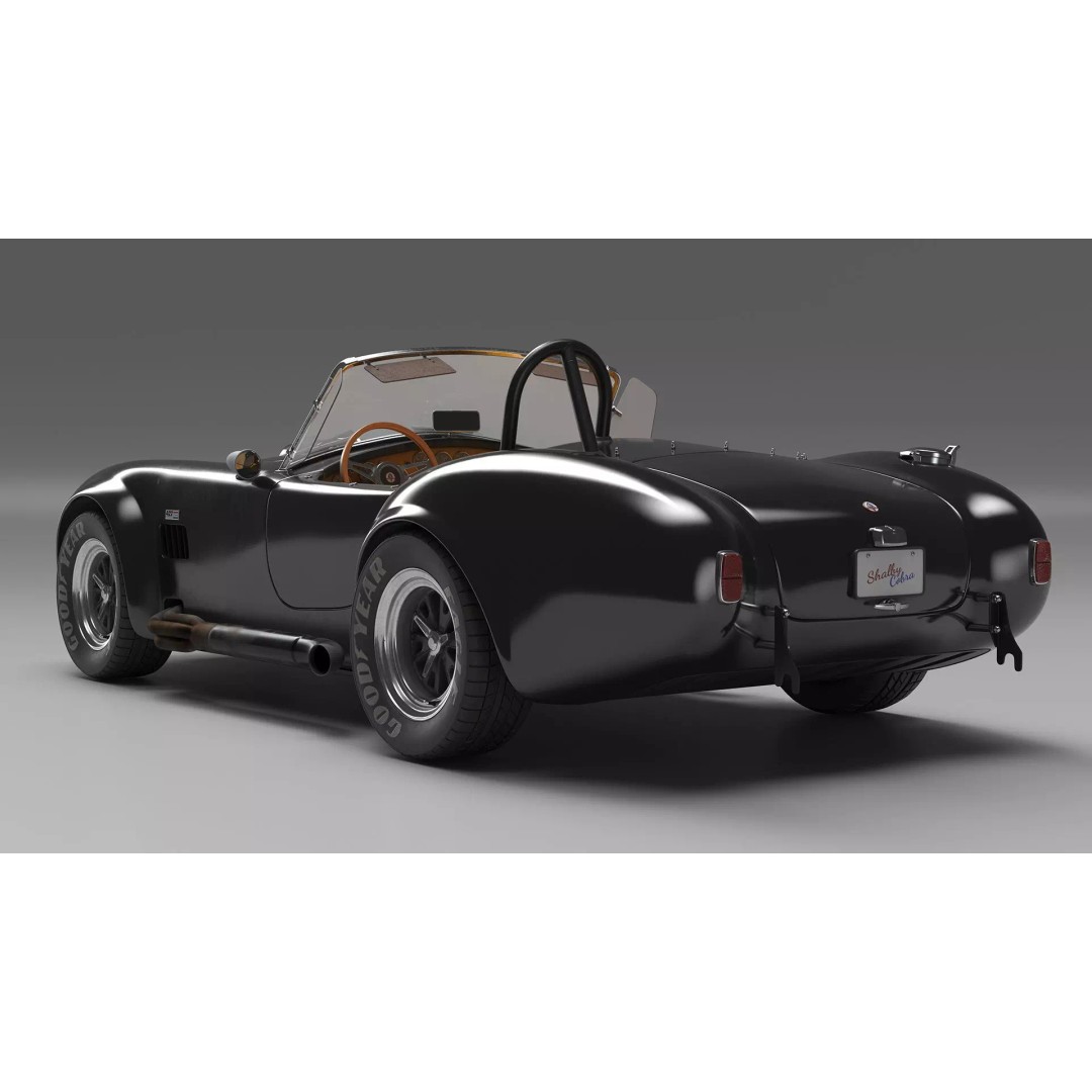 Shelby Cobra 1965 3D Model – Simplified High-Quality Car Asset, FBX - View 8