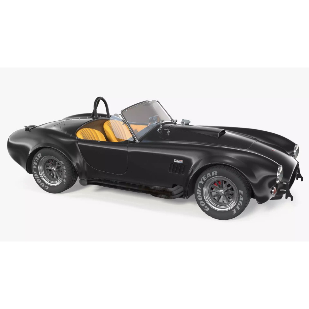 Shelby Cobra 1965 3D Model – Simplified High-Quality Car Asset, FBX - View 9
