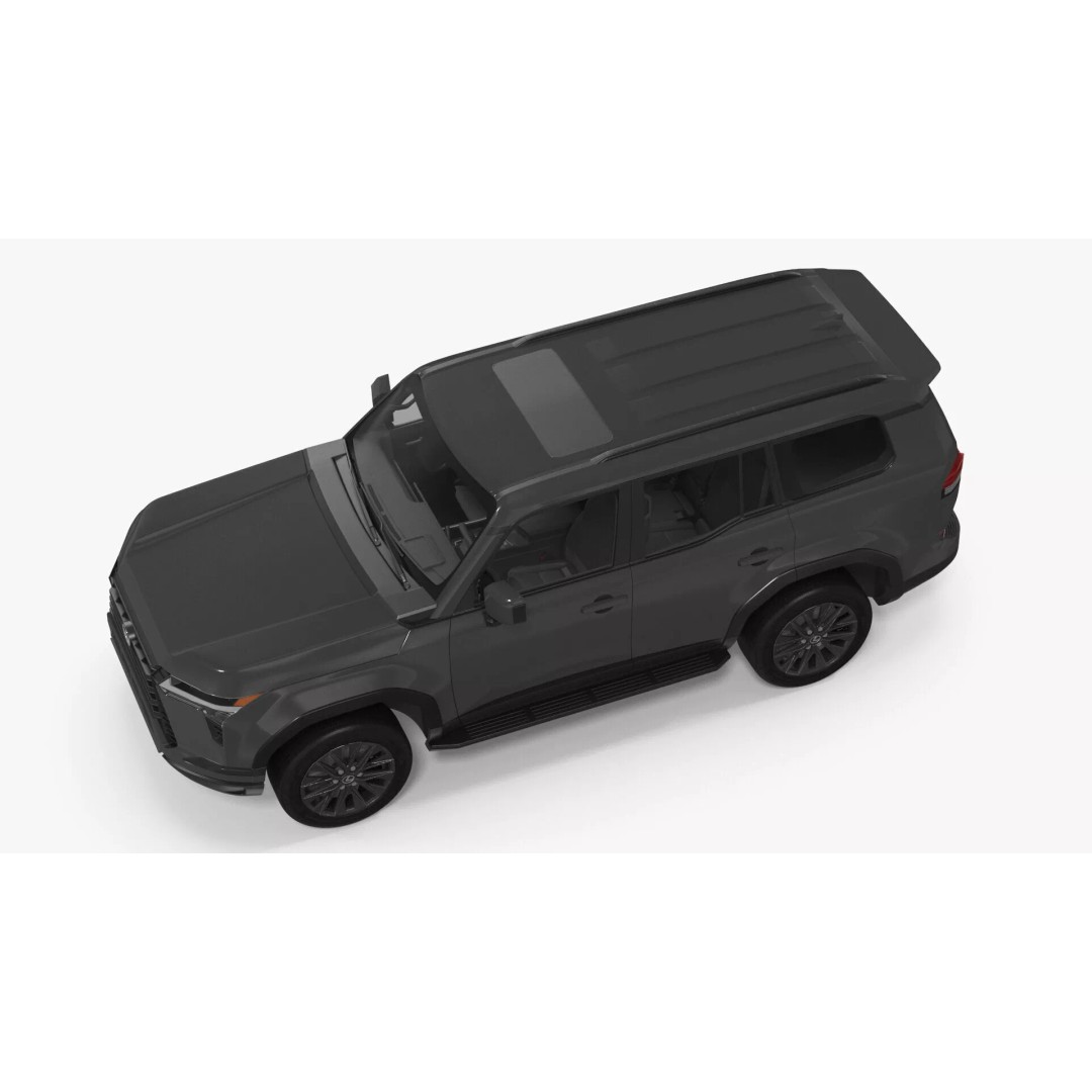Lexus GX 550 SUV 2024 Gray 3D Model – High Poly PBR Asset, FBX - View 15
