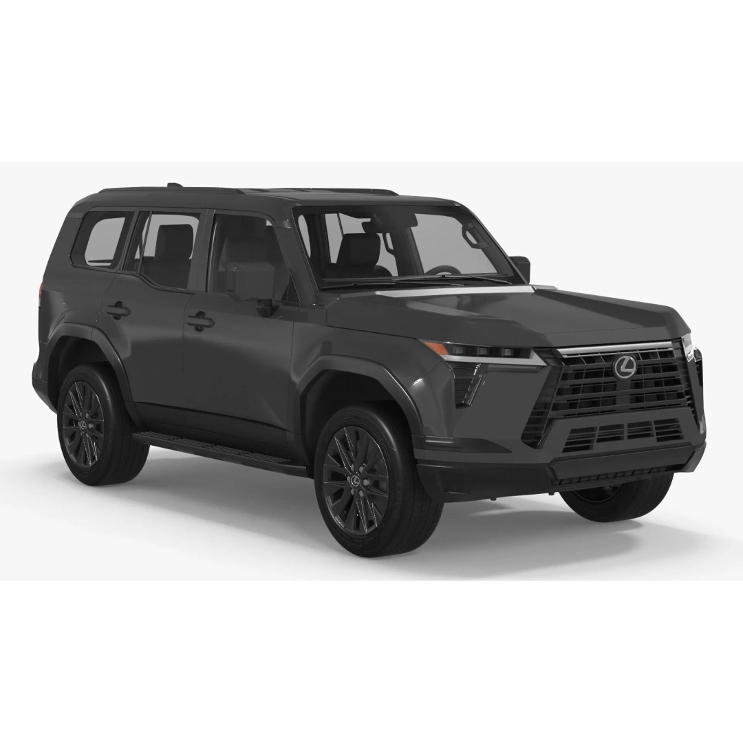 Lexus GX 550 SUV 2024 Gray 3D Model – High Poly PBR Asset, FBX - View 3