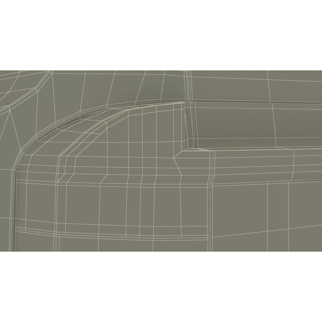Lexus GX 550 SUV 2024 Gray 3D Model – High Poly PBR Asset, FBX - View 46