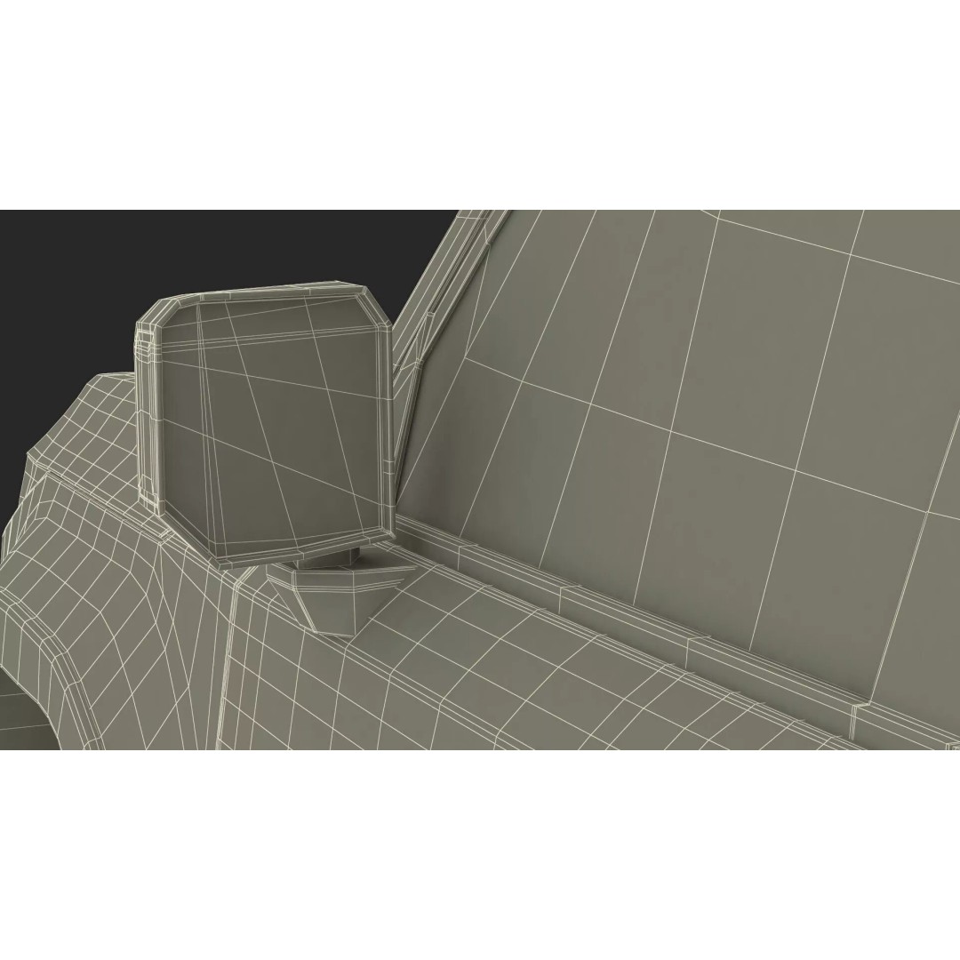 Lexus GX 550 SUV 2024 Gray 3D Model – High Poly PBR Asset, FBX - View 60