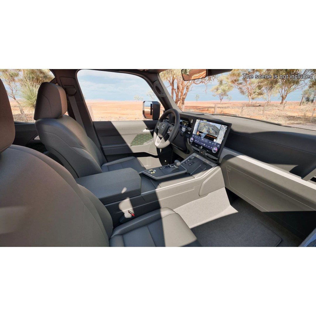 Lexus GX 550 SUV 2024 Gray 3D Model – High Poly PBR Asset, FBX - View 7