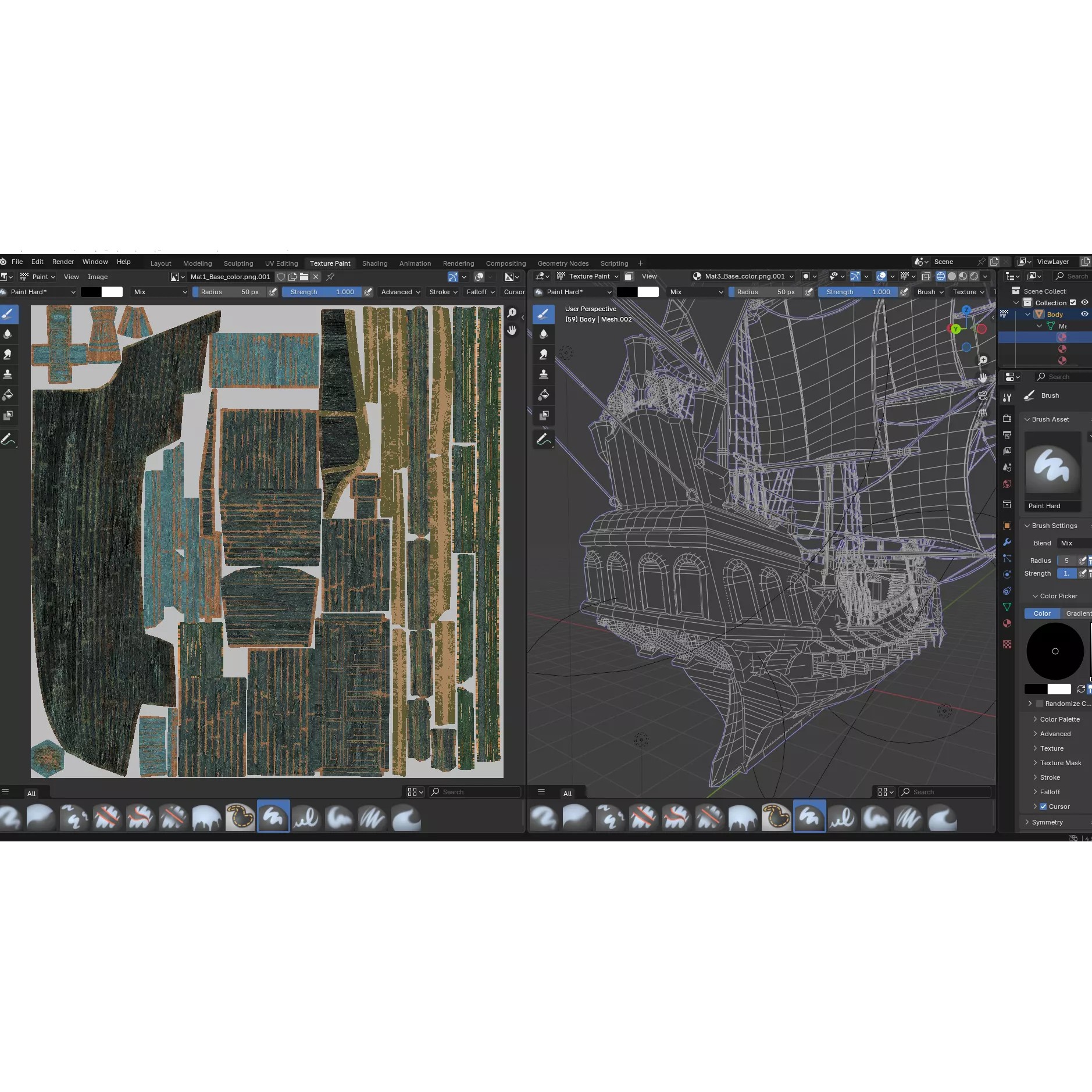 Reaper Pirate Ship - Low-Poly Game-Ready 3D Model - View 19