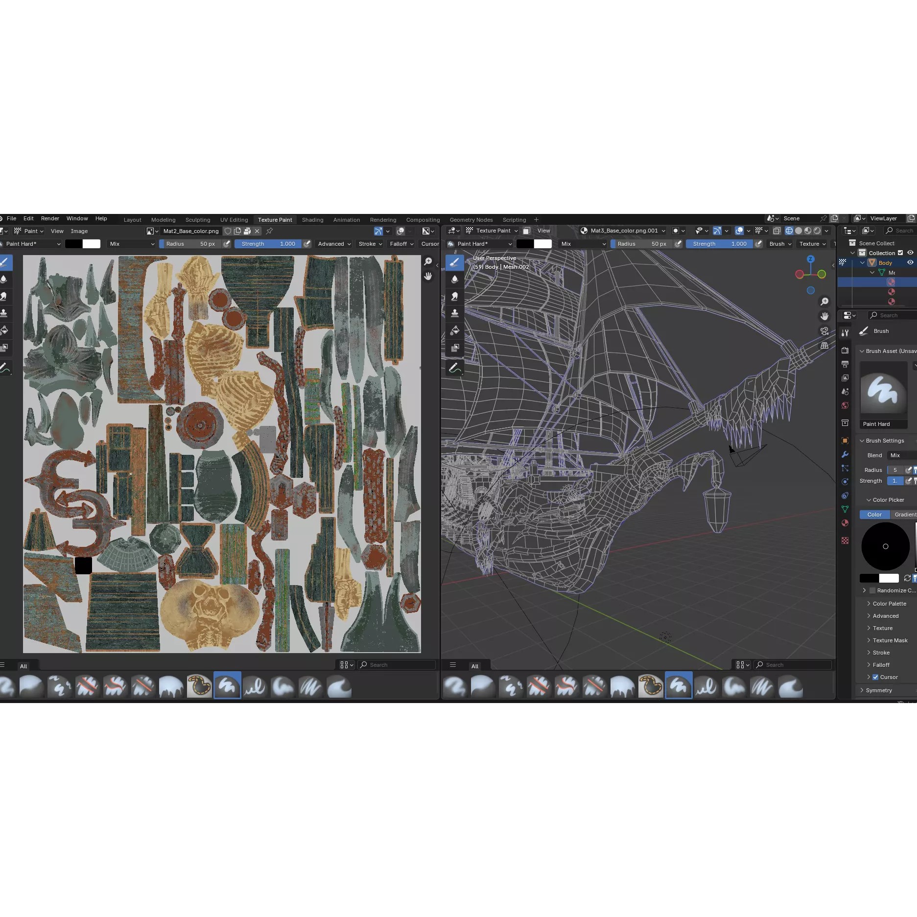 Reaper Pirate Ship - Low-Poly Game-Ready 3D Model - View 20