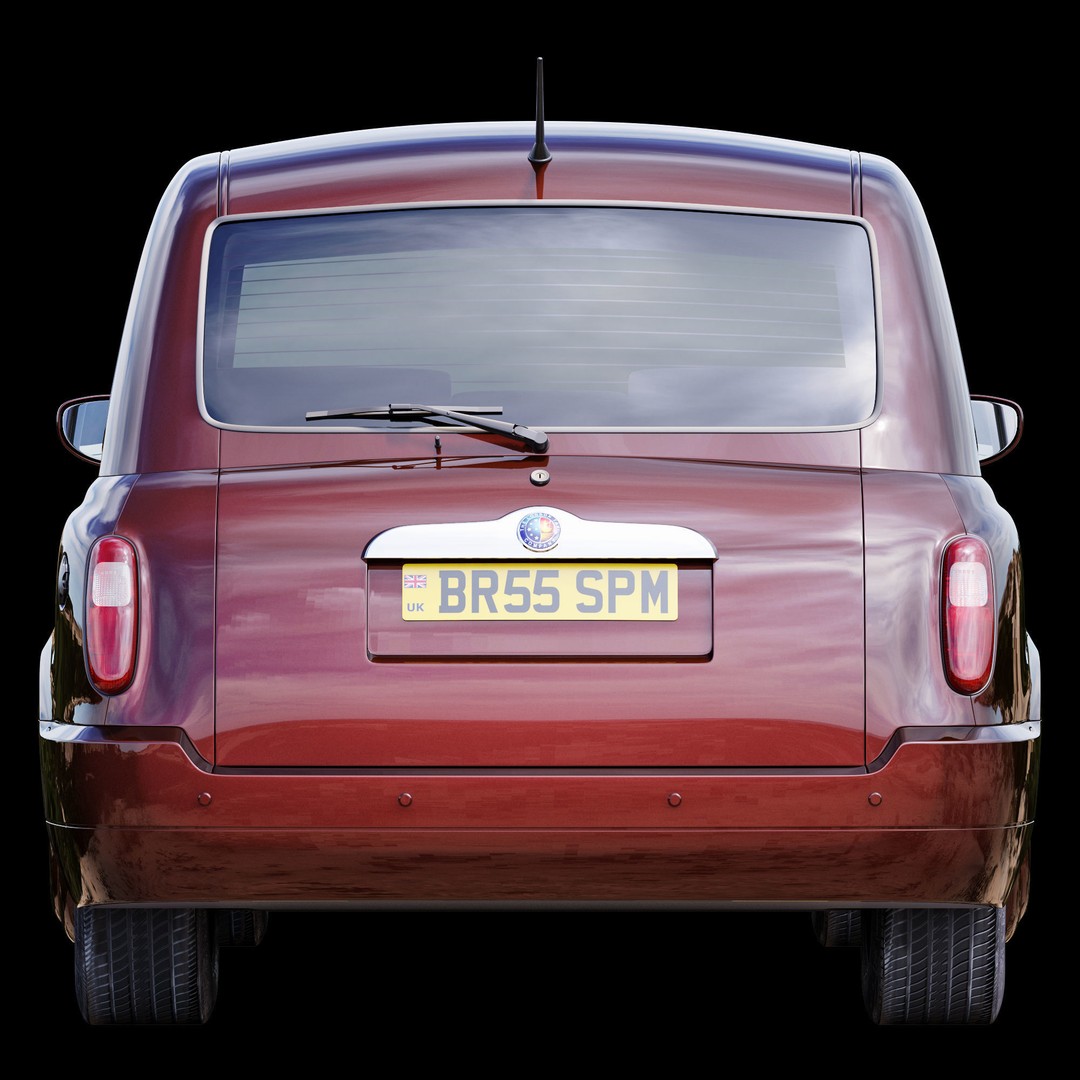 London Taxi TX4 3D Model – Realistic High Poly Vehicle, FBX, OBJ - View 19