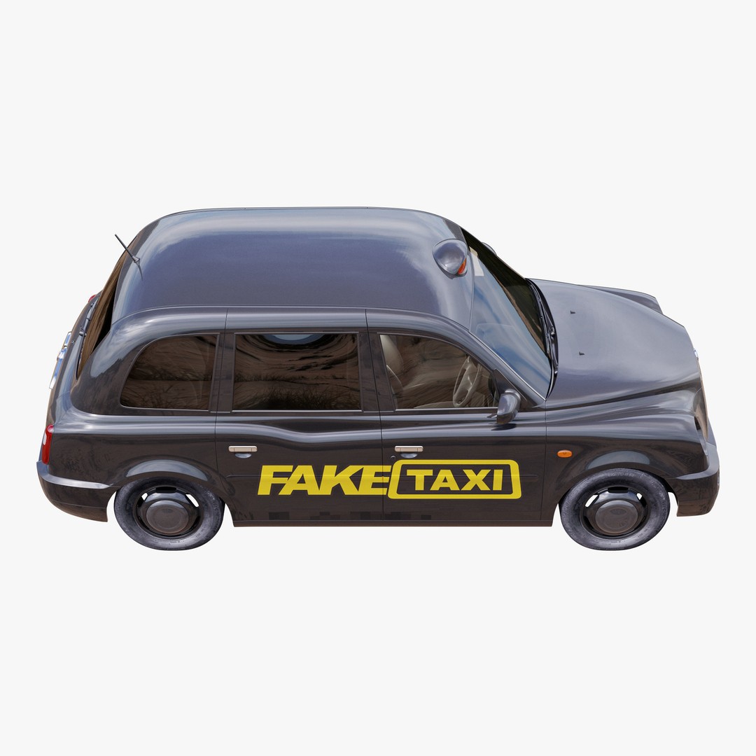 London Taxi TX4 3D Model – Realistic High Poly Vehicle, FBX, OBJ - View 35