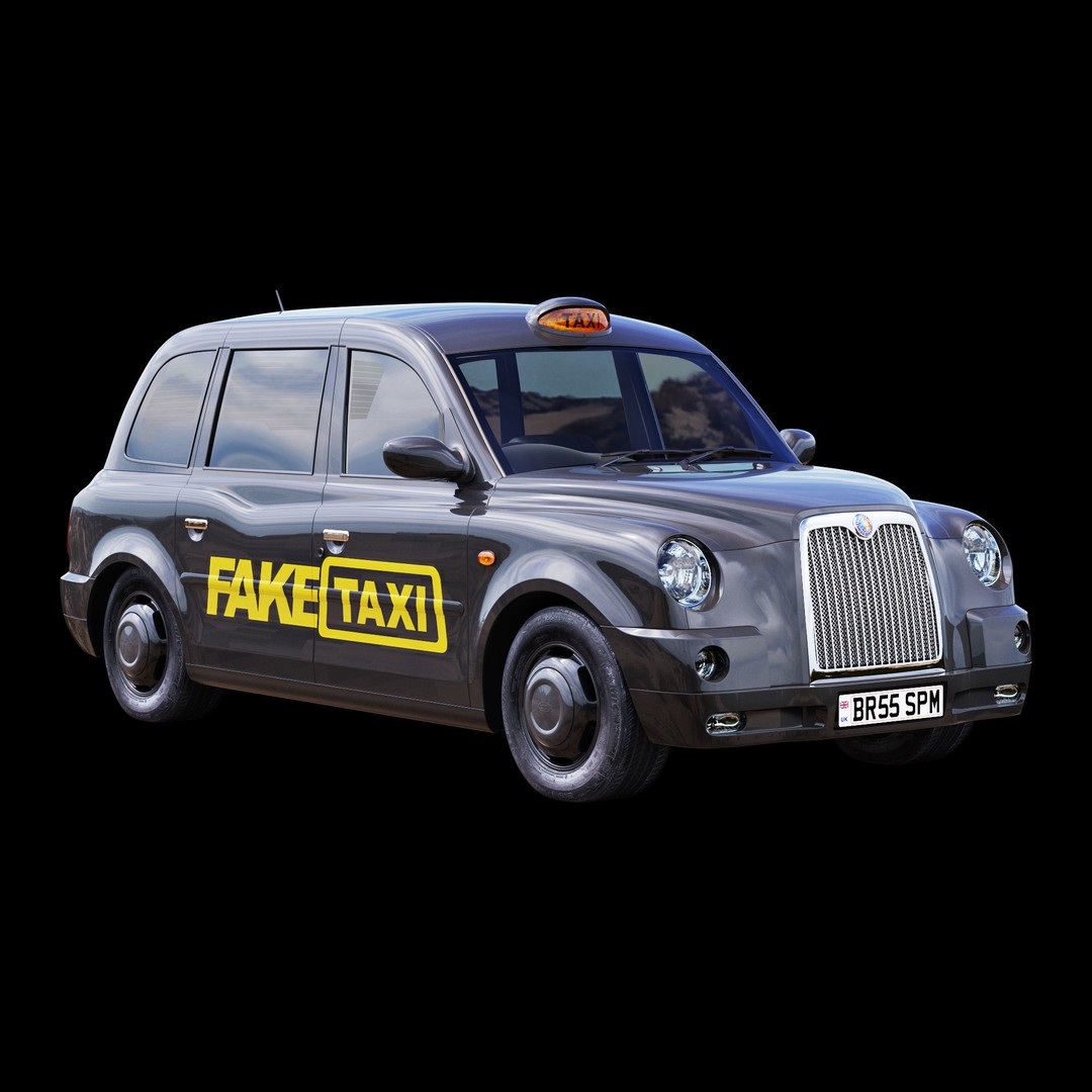 London Taxi TX4 3D Model – Realistic High Poly Vehicle, FBX, OBJ - View 38