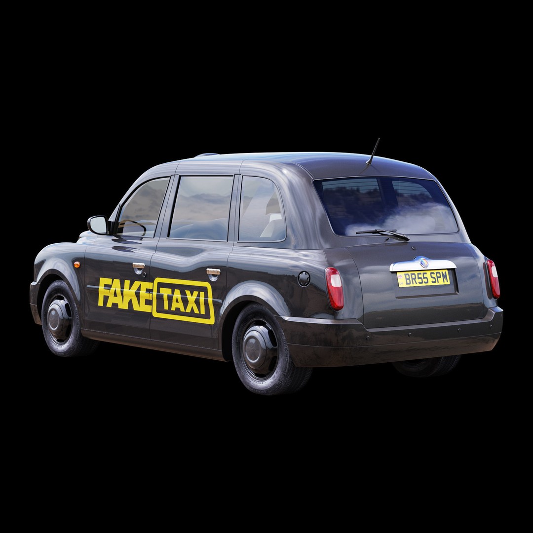 London Taxi TX4 3D Model – Realistic High Poly Vehicle, FBX, OBJ - View 39