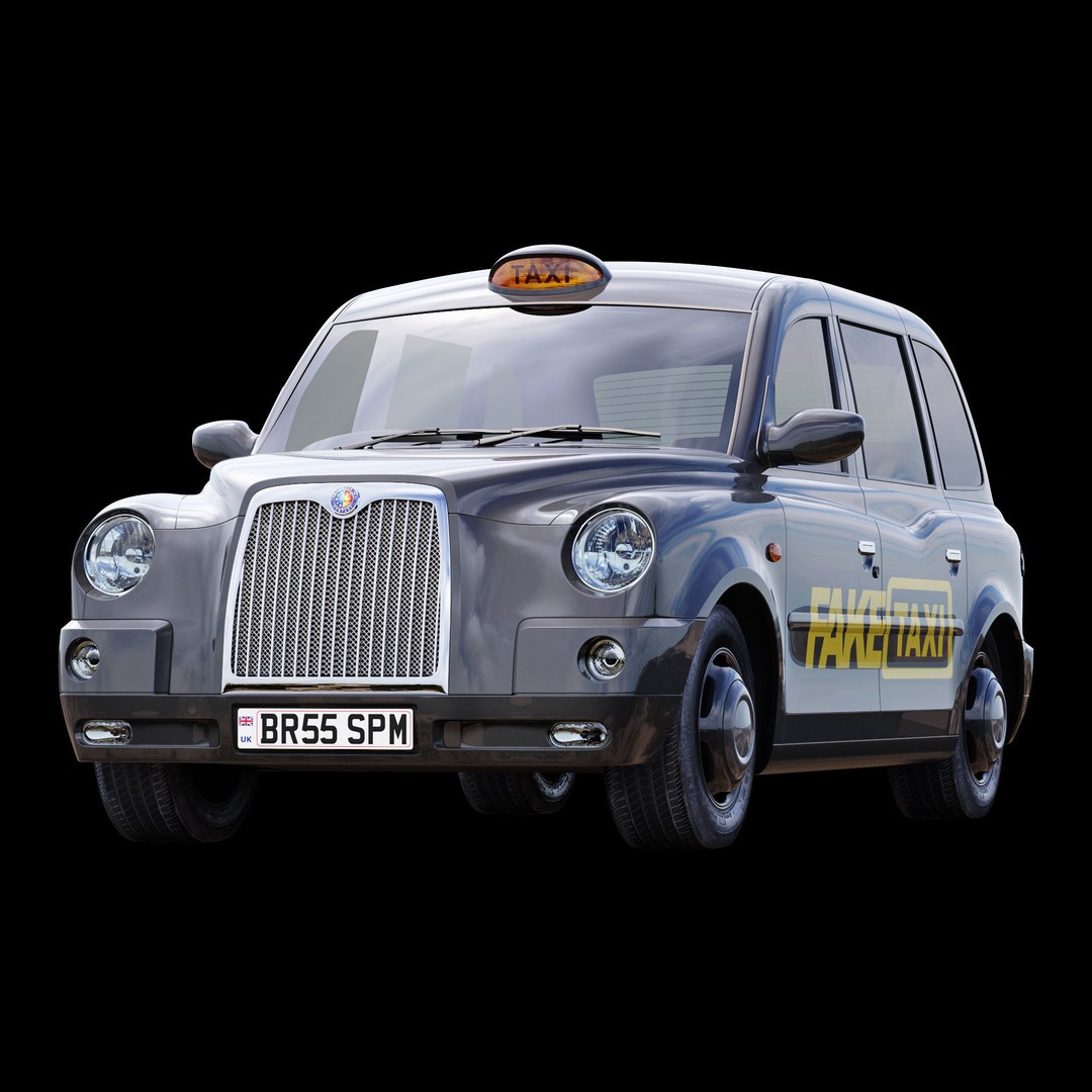 London Taxi TX4 3D Model – Realistic High Poly Vehicle, FBX, OBJ - View 42
