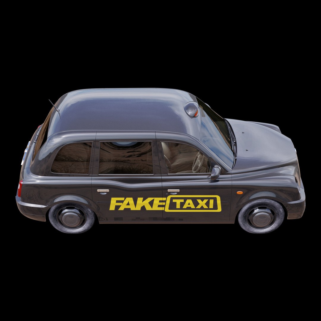 London Taxi TX4 3D Model – Realistic High Poly Vehicle, FBX, OBJ - View 46